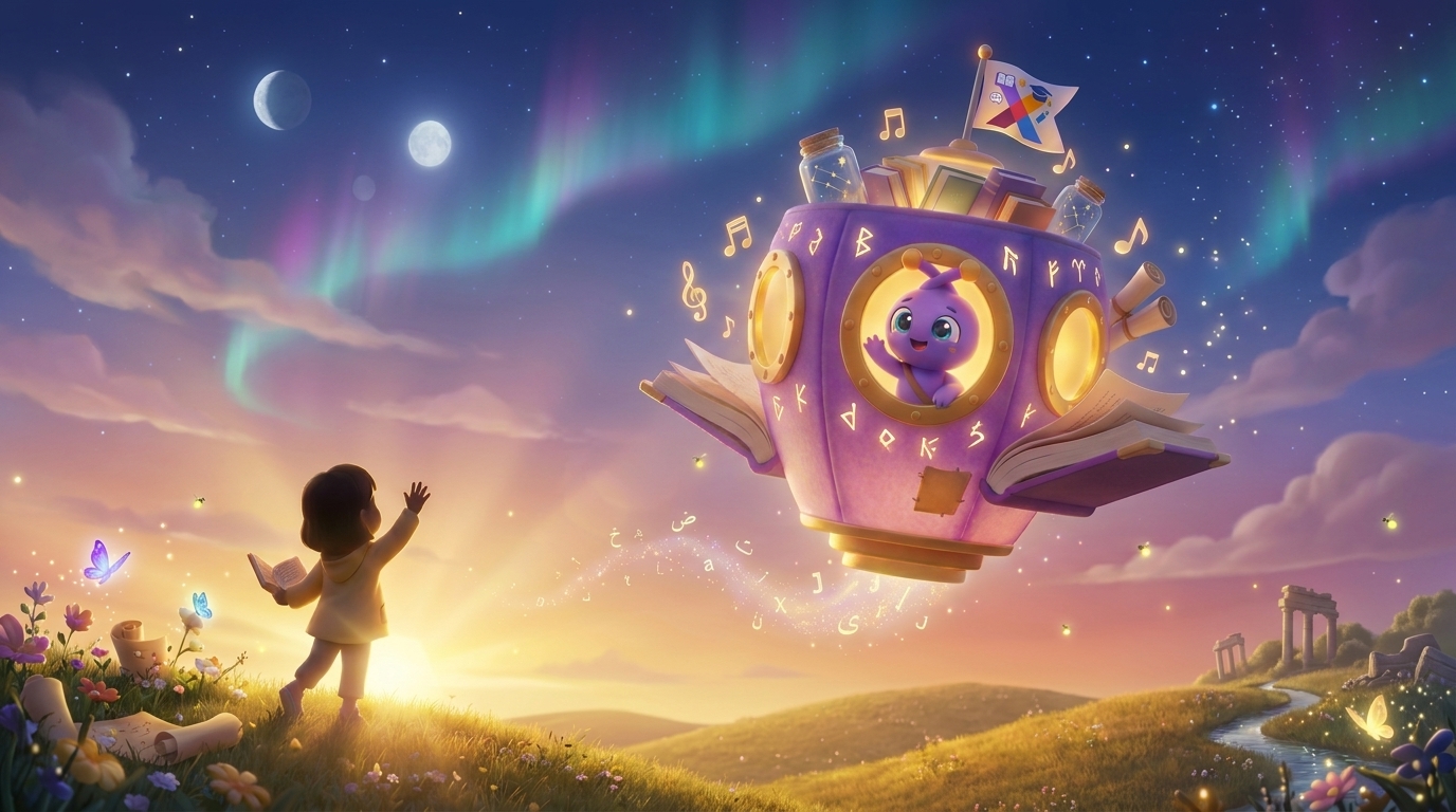 Xplorer's saucer flying home to planet Xplain